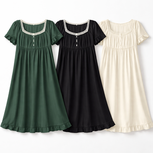 Camisones de Algodón Personalizados para Mujer, Ropa de Dormir al por Mayor - Fabricante OEM, Directo de Fábrica, MOQ Bajo - Product Image 5