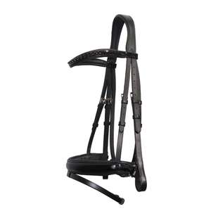 Brida de Cuero Indio de Alta Calidad y Durabilidad para Uso General, con Diadema de Diamantes Patentada para Equitación Western, Entrenamiento y Competición - Product Image 1