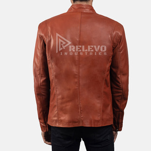 Men Latest Style Leather <b>Jacket</b> with Two Colors Customized <b>Biker</b> <b>Jacket</b> / Sheep Leather <b>Jacket</b> for Men / Quilted Leather <b>Jacket</b> - Product Image 4