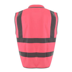 Gilet de sécurité réfléchissant haute visibilité ANSI Classe 2, LED clignotante, léger, respirant, option logo personnalisé - Product Image 4