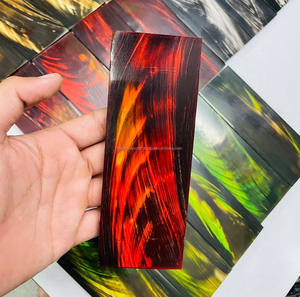 เกล็ดเขาควายยุโรปขัดเงาสวยงาม สีธรรมชาติ ลายทาง สไตล์สัตว์ทะเล  สัมผัสเหมือนจริง งานฝีมือช่างฝีมือ - Product Image 1