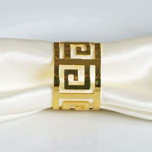 Durable Metal Napkin Ring <b>Set</b> <b>For</b> Everyday <b>Dining</b> Use Combining Practical Functionality With Elegant <b>Table</b> Styling - Product Image 1