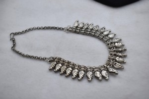 <b>Silver</b> Plated Brass Adjustable <b>Choker</b> Necklace With Chain Hook Women Fashion Jewelry for Wholesale Bulk - Product Image 4