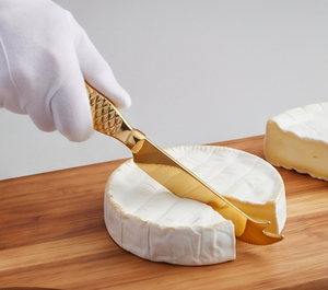 Gold Pineapple Cheese Knife Stainless Steel Blade Zinc Handle Durable Cheese Spreader For Kitchenware Use - Product Image 5