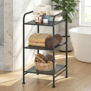 Estantes de Almacenamiento Multifuncionales de Hierro de 3 Niveles, Modernos, No Plegables, Muebles para el Hogar de Taiwán, Tipo Independiente para Baño, Venta al Por Mayor OEM - Product Image 3