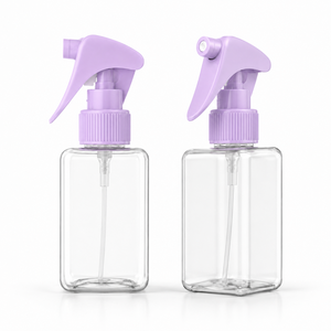 Custom <b>5ml</b>-2000ml Clear Square PET Fine Mist Spray <b>Bottle</b> for Toner Body Mist Cosmetic Packaging Vietnam Manufacturer - Product Image 2
