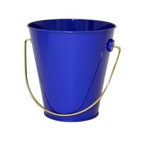 Nouveauté tendance : seaux de jardinage miniatures en métal de haute qualité (3L/4L/5L) avec poignées métalliques, galvanisés, taille et forme personnalisables