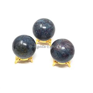 Venta al por mayor 20cm rubí en esfera de cianita gran bola de cristal piedra preciosa tallada a mano para decoración curación meditación - Product Image 1