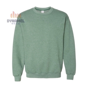 Sudadera Personalizada con Logotipo, Sudadera de Cuello Redondo con Forro Polar, Sudadera Holgada de Color Sólido - Product Image 1