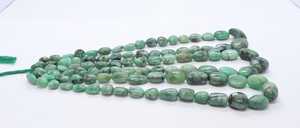 Cuentas de Esmeralda Natural AAA en Forma de Pepita Lisa, 8x12-13x16 MM, Cuentas Sueltas de Esmeralda de 16 Pulgadas para la Fabricación de Joyas - Product Image 5