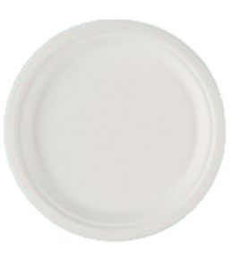 Assiettes ovales en bagasse de 255 mm de long et 23 mm de profondeur, durables et compostables, en fibres végétales, pour le service alimentaire, idéales pour les hôtels, les dîners et les événements. - Product Image 2