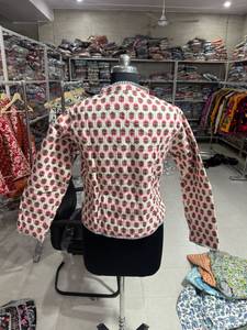 Hand Embroidered <b>Quilted</b> Cotton <b>Jacket</b> Women Mandarin Collar Floral <b>Pattern</b> Single Button Autumn Winter Wear GIFT FOR HER - Product Image 6