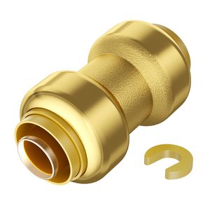 Raccordi per Tubi in Ottone da 3/4 Pollici, Set da 12 Pezzi, Connettori Diritti a Innesto Rapido per Aria, Alta Qualità per Tubi Idraulici - Product Image 1