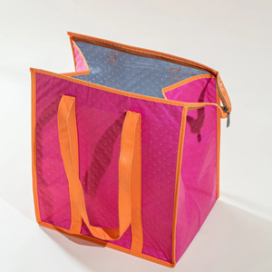 Wholesale Isulated Bag for Food Disposable Thermal Insulated <b>Cooler</b> Bag Export Grocery Cool Carry Non Woven - Product Image 1