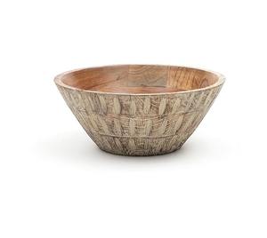 Tazones Redondos de Bambú Pulido Ecológicos para Servir Ensaladas, para Fiestas y Uso Doméstico, Fabricados en India - Product Image 6