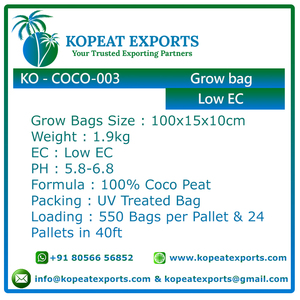 Bolsas DE CULTIVO DE Cocopeat hidropónico, losas de pimienta, turba de Coco, transpirable, blanco y negro, bolsa de cultivo orgánico Natural para todas las estaciones - Product Image 6