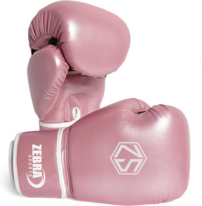 Gants de boxe en cuir PU de haute qualité avec logo personnalisé, 12 oz, pour Muay Thai, Kickboxing, entraînement MMA - Zebra Sports - Product Image 4