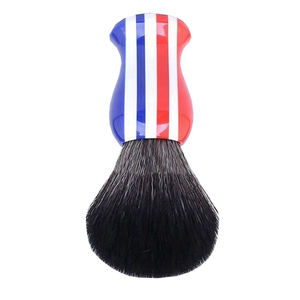 Ensemble de brosses à raser populaires pour hommes, poils synthétiques, nœuds en résine, couleur personnalisable, logo, brosse à barbe, soin de la barbe pour barbier - Product Image 3