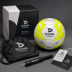 Ballon de football néon haute visibilité taille 5 |   Ballon de football en PU de qualité supérieure cousu à la machine |   Ballons d'entraînement personnalisés avec logo pour l'Académie, en gros - Product Image 5