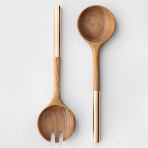 Ensemble de couverts en acier inoxydable de qualité supérieure, design fantastique, couteaux avec manche en forme de feuille, acier miroir - Product Image 3