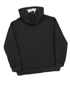 Sweat à capuche d'automne en molleton de coton respirant de haute qualité pour hommes-coupe surdimensionnée avec poche vêtements de tous les jours imperméables - Product Image 3