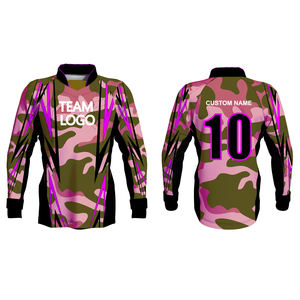 2026 Custom Logo Long Sleeve Paintball Jerseys Customized Sublimated Sports Shirts for Sale - Product Image 5