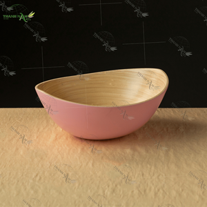 Tazón de Bambú Hecho a Mano, Ecológico y Personalizable, Diseño Clásico 25x20xH10cm para Fiestas - Product Image 6