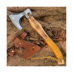 High Quality Industrial Grade Multi-Purpose <b>Axe</b> Head Handcrafted Damascus Steel Ash Wood <b>Handle</b> 18-Inch Overall Length - Product Image 5