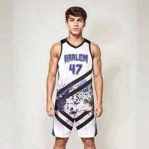 Camiseta de Baloncesto Sublimada Personalizada al por Mayor, Talla Grande, Transpirable, Antibacteriana, Sin Mangas, Uniforme Unisex 100% - Product Image 5