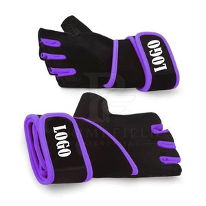 Leather Half Finger Gym <b>Gloves</b> for <b>Weight</b> Lifting Touchscreen Compatible & Lightweight-Unisex High Quality - Product Image 2