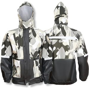 OEM <b>Waterproof</b> Rain Suit <b>Heavy</b> <b>Duty</b> Rain <b>Jacket</b> <b>and</b> <b>Trouser</b> Set Durable Industrial Rain Protection Gear - Product Image 5