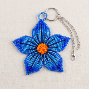 Premium Seed Beads Beaded Embroidery <b>Keychain</b> <b>Custom</b> Pattern Design Handmade Seed Beads Beaded Embroidery <b>Keychain</b> Fashion Gift - Product Image 5