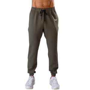 Pantalon de jogging pour homme, couleur olive, coupe décontractée, avec cordon de serrage, pantalon de survêtement doux, pour l'entraînement, la gym, le sport, vêtements de sport décontractés - Product Image 2