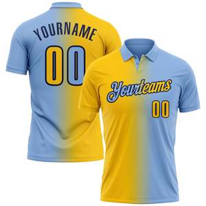 New Arrival Team Sports Polo <b>Shirt</b> Custom Logo Player Number Rib Knit Collar Breathable <b>Polyester</b> T <b>Shirt</b> - Product Image 2