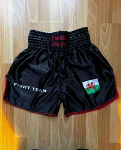 Pantalones Cortos Unisex para Entrenamiento de Muay Thai y Boxeo, de Poliéster Transpirable de Secado Rápido, Modernos y con Personalidad, para Artes Marciales - Product Image 2