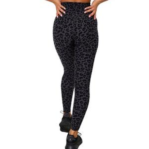 OEM ODM Women’s Workout Leggings High Stretch Yoga Pants Moisture Wicking Gym Activewear with Custom Logo Printing - Product Image 4