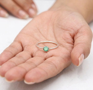 Precious Geometric <b>Emerald</b> Gemstone IGI Certified 925 Solid Sterling <b>Silver</b> Handmade Trendy Women <b>Rings</b> for Wedding Party - Product Image 6