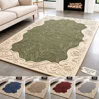 Maßgefertigter Teppich mit Blumenmuster für den Heimgebrauch Handgefertigter Wollteppich mit Handgravur