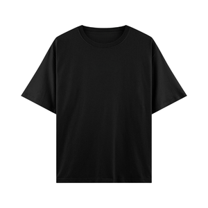 T-shirts pour hommes avec logo personnalisé, impression graphique brodée sur le devant, couleur unie, coupe classique, usage quotidien, 100% coton, OEM ODM - Product Image 2