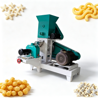 Extrudeuse de croustilles de maïs d'équipement de traitement des aliments soufflés de casse-croûte d'extrusion de représentation superbe grande machine de pop-corn