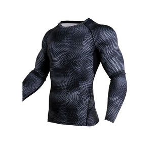 Rashguard MMA de Manga Larga de la Mejor Calidad para Hombre, Estilo Invernal, a la Moda, con Bordado Personalizado - Product Image 6