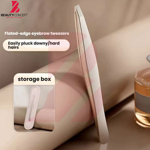 Nouvelles Pinces à Épiler Tendance 2026 en Acier Inoxydable Personnalisables, Idéales pour le Modelage des Sourcils, les Extensions de Cils, l'Épilation et la Coupe des Poils Faciaux - Product Image 2