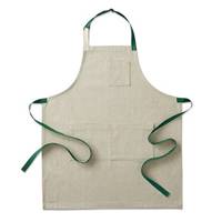 Tablier de Serveur Personnalisé Uni Lavable et Réutilisable en Polyester Noir avec 3 Poches pour Restaurant, Hôtel, Uniforme Professionnel – Vente en Gros