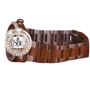 Orologio di Lusso con Diamanti Ispirato alle Tendenze Moderne della Moda, Disponibile a Prezzo all'Ingrosso - Product Image 2