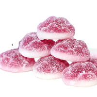 Barres de bonbons gélifiés à la fraise en vrac de 20g, bonbons exotiques acidulés et moelleux aux fruits, emballage mignon en boîte de dessin animé, pour fêtes d'enfants