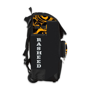 <b>Top</b> Design Professional Black Yellow <b>Camo</b> Custom Printed Mesh Softball Baseball Bat Bag Breathable Large Capacity Compartment - Product Image 4