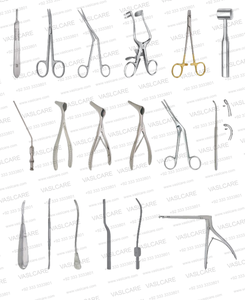 Kit de microchirurgie nasale Berghaus, manuel, en acier inoxydable allemand, comprenant des perforateurs Stammberger, des pinces Kuhn-Bolger et des pinces Blakesley - Product Image 2