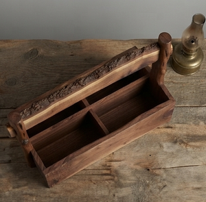 Organizadores de Almacenamiento de Madera para Cocina, Caddy de Madera para Encimera del Hogar - Product Image 5