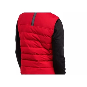 Gilet matelassé décontracté pour homme en toile, imperméable et respirant, respectueux de l'environnement, couleur unie, manches longues - Product Image 2