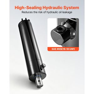 Vérin hydraulique à double effet, alésage 5 pouces, course 20 pouces, 4500 PSI, tube transversal soudé robuste - Product Image 6